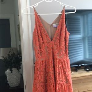 Beautiful orange gown